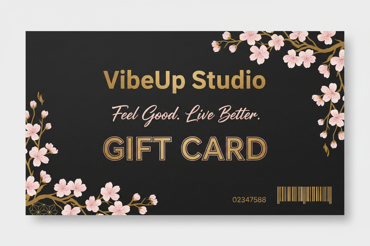 VibeUp Studio Gift Card 🌸