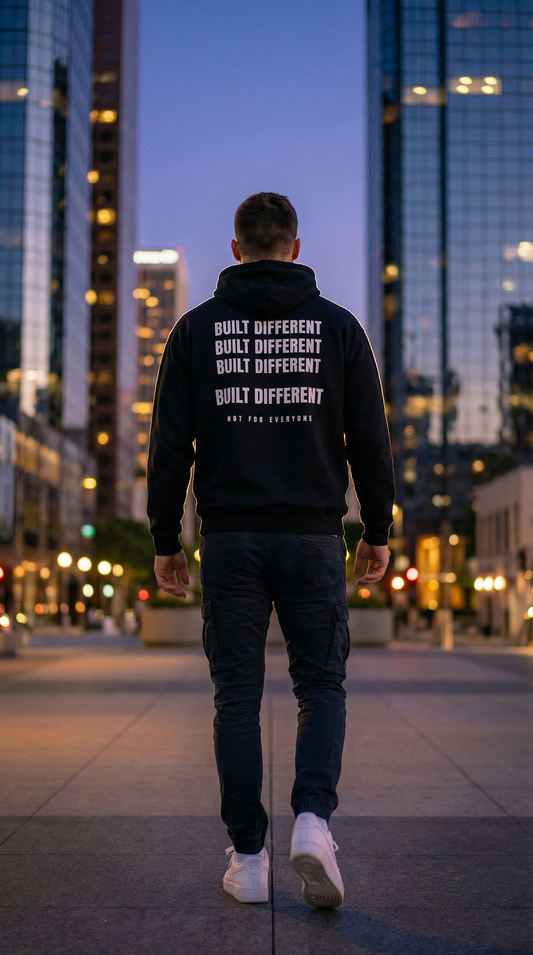 Built Different™ Motivational Hoodie